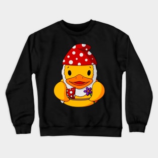 Gnome Rubber Duck Crewneck Sweatshirt